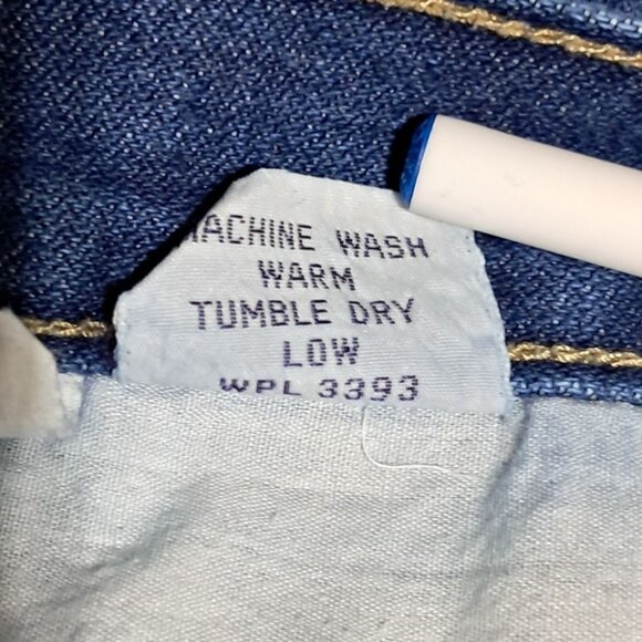 Vintage 1980s Norsport High-Waisted Pleated Mom Jeans Size 25/30 Dark Indigo HK - Picture 9 of 9